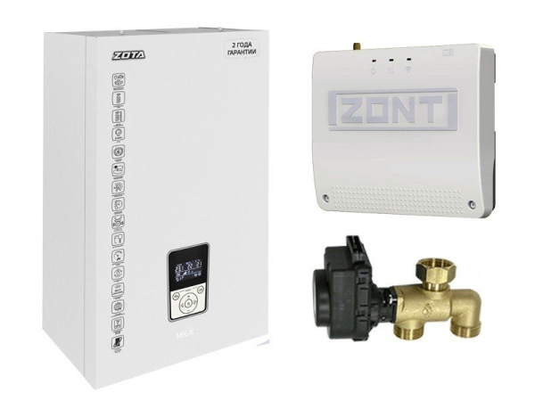 Миникотельная-SET Zota МК-X 9 (клапан ZOTA BPV+ZONT SMART 2.0 с OpenTherm ZOTA)